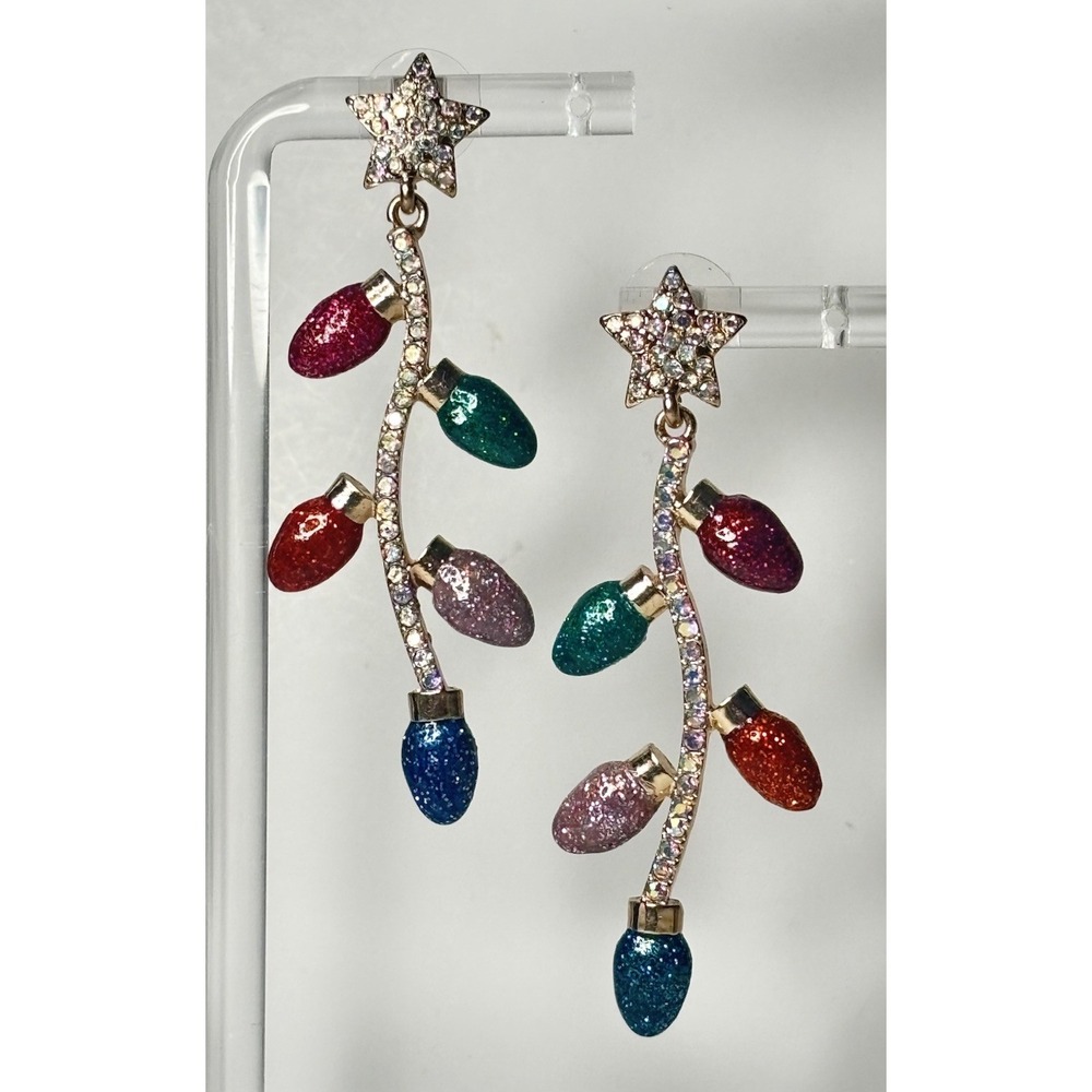 Sugarfix by Bauble Bar "Let's Get Lit" Earrings, Christmas Bulbs Lights